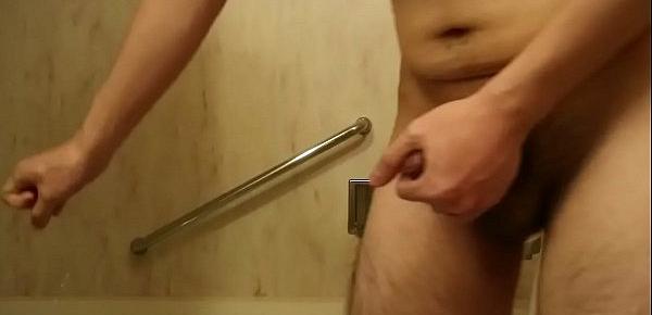  Play uncut dick and ass in hot spring hotel